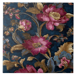 Azulejo De Cerâmica Luxury Vintage Royal Saffron 