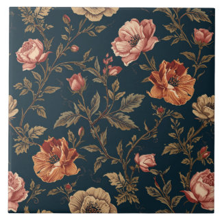Azulejo De Cerâmica Luxury Vintage Royal Saffron