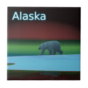 Azulejo De Cerâmica Luz Polar Urso