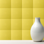 Azulejo De Cerâmica Luz sólida iluminante de cor amarela clara<br><div class="desc">Design amarelo claro iluminante maciço.</div>