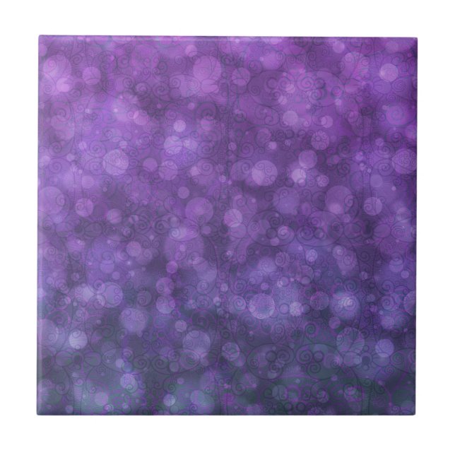 Azulejo De Cerâmica Luzes feericamente II (Frente)