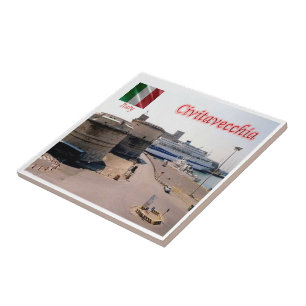 Azulejo De Cerâmica LZO014 CIVITAVECCHIA, Forte Michelangelo, Porto,  