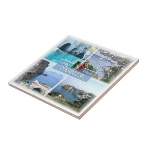 Azulejo De Cerâmica LZO044 PONZA, Lácio, Itália