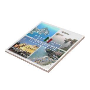 Azulejo De Cerâmica LZO046 VENTOTENE, Lácio, Itália,