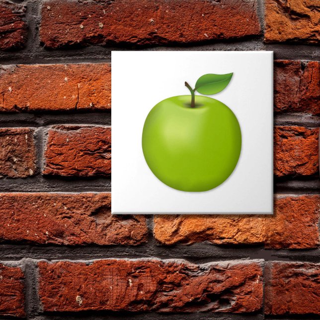 Azulejo De Cerâmica Maçã Verde (Green Apple Ceramic Tile.
It’s Apple Time! An original drawing from my garden. )