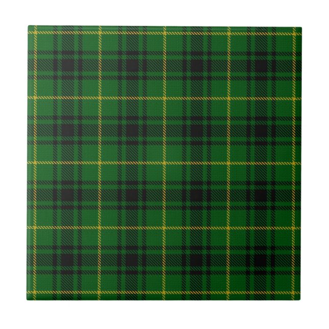 Azulejo De Cerâmica MacArthur Tartan (Frente)