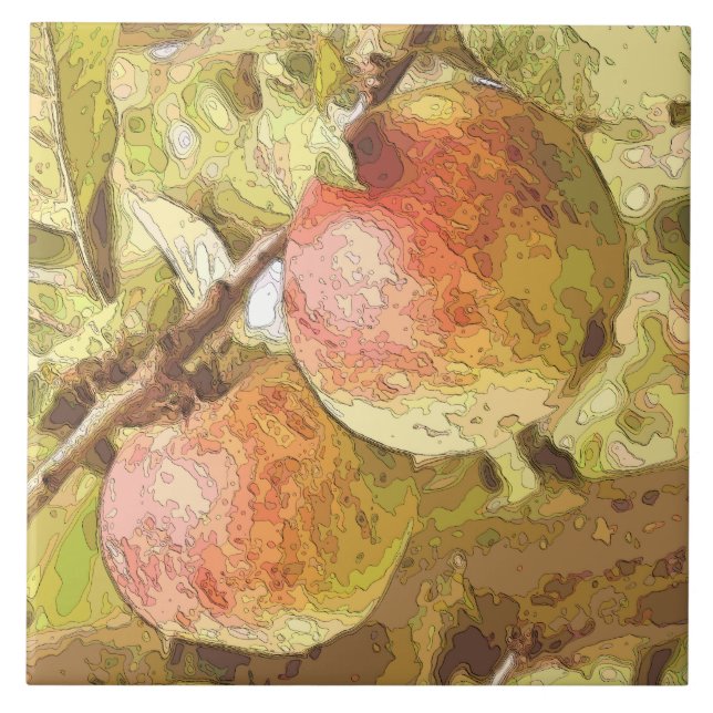 AZULEJO DE CERÂMICA  MAÇÃS (Frente)