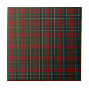 Azulejo De Cerâmica MacLean/Tartan da família clã de McLean