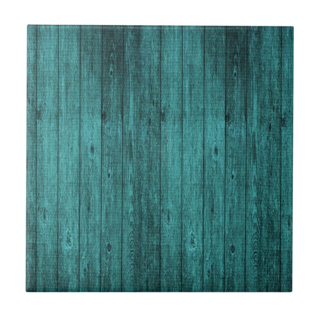 Azulejo De Cerâmica madeira azul (Frente)