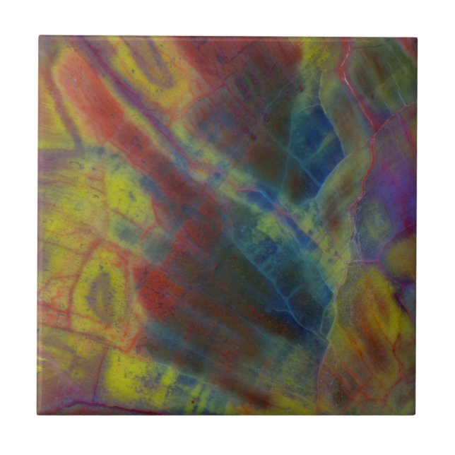 Azulejo De Cerâmica Madeira Petrificada Vertical (Frente)