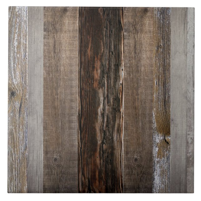 Azulejo De Cerâmica Madeira Rústica Conselho-Rústica Reclamada (Frente)