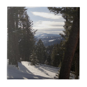 Azulejo De Cerâmica Madison Mountain em inverno em Montana