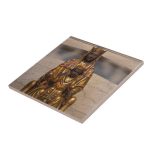 Azulejo De Cerâmica Madona da Espanha de Montserrat Black Madonna