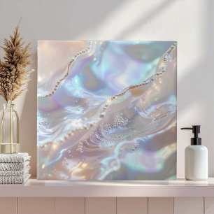 Azulejo De Cerâmica Madre de Pérola Iridescente Abstrata ID1173b