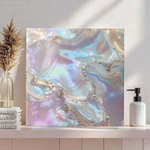 Azulejo De Cerâmica Madre de Pérola Iridescente Abstrato ID1173c
