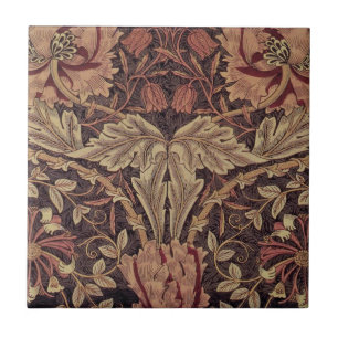 Azulejo De Cerâmica Madressilva por William Morris, Arte de Flores de