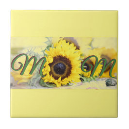 Azulejo De Cerâmica Mãe de girassol