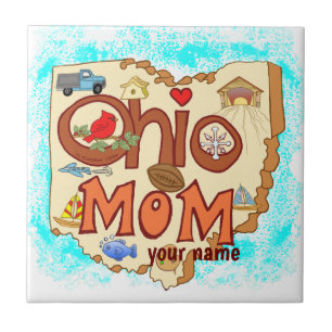 Azulejo De Cerâmica Mãe de Ohio