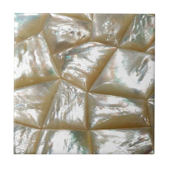 Azulejo De Cerâmica Mãe de Pearl Design (Frente)