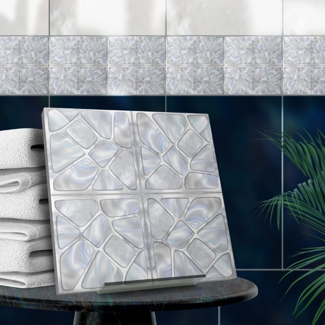 Azulejo De Cerâmica Mãe de pérola - Colagem de células N11 (Criador carregado)