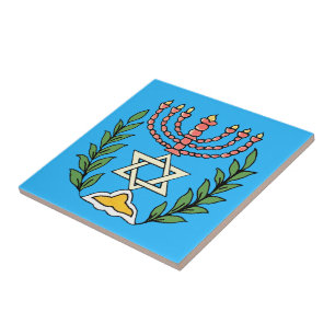 Azulejo De Cerâmica Magen Persa David Menorah