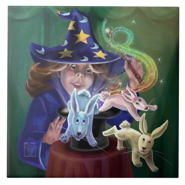 Azulejo De Cerâmica Magic Act (Frente)