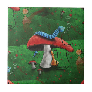 Azulejo De Cerâmica Magic Mushroom