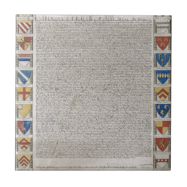 Azulejo De Cerâmica Magna Carta #2 (Frente)