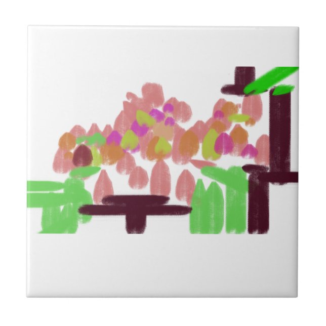 Azulejo De Cerâmica Magnet (Frente)