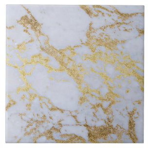 Azulejo De Cerâmica Magnífica moda moderna mármore de ouro falso