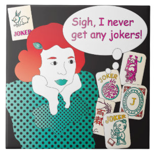 Azulejo De Cerâmica Mah Jongg Sayings Jokers2