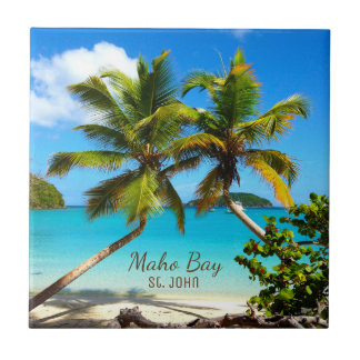 Azulejo De Cerâmica Maho Bay Beach Rua John Cerâmica Azulejo Art