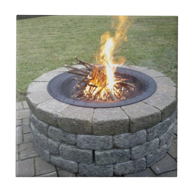 Azulejo De Cerâmica Maine FirePits! (Frente)