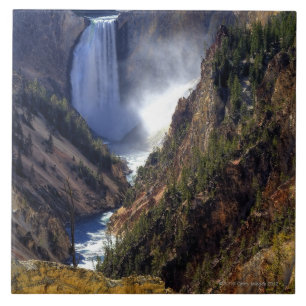 Azulejo De Cerâmica Mais baixas quedas de Yellowstone, nacional de