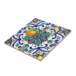Azulejo De Cerâmica Majestoso Majólica barroco italiano