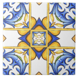 Azulejo De Cerâmica Majolica,azulejo Mediterrâneo,