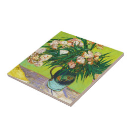 Azulejo De Cerâmica Majolica Jar Branches Oleandro Vincent van Gogh