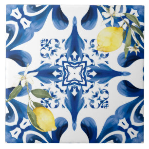 Azulejo De Cerâmica Majolica,limão,azulejos Sicilianos,Azulejo cerâmic