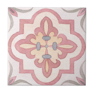 Azulejo De Cerâmica Majolica Watercolor