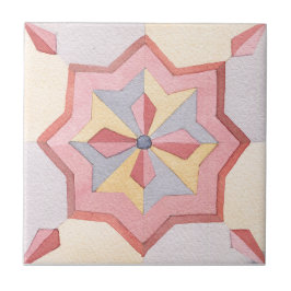 Azulejo De Cerâmica Majolica Watercolor