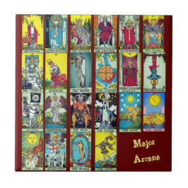 Azulejo De Cerâmica Major Arcana Tarot