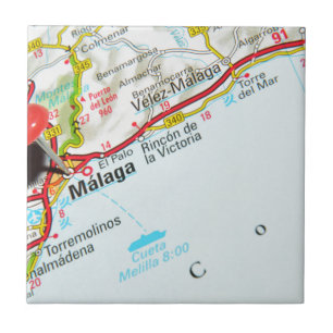 Azulejo De Cerâmica Malaga, espanha