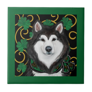 Azulejo De Cerâmica Malamute do Alasca