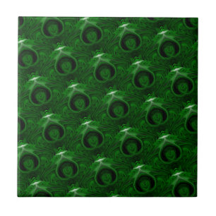 Azulejo De Cerâmica malaquite verde da textura