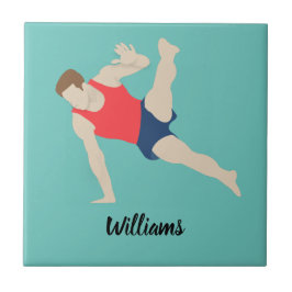 Azulejo De Cerâmica Male Gymnast