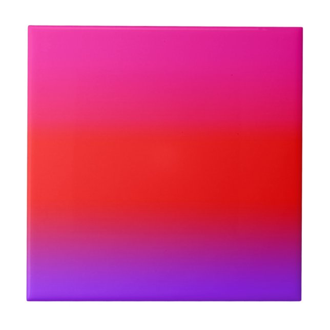 Azulejo De Cerâmica Mambre Vermelho Magenta Festivo Roxo (Frente)