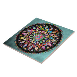 Azulejo De Cerâmica Mandala