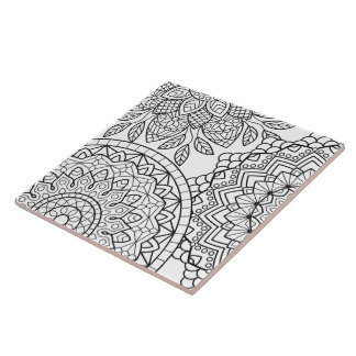 Azulejo De Cerâmica Mandala