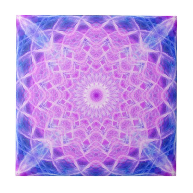 Azulejo De Cerâmica Mandala da bondade (Frente)