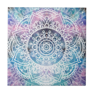 Azulejo De Cerâmica Mandala da galáxia
